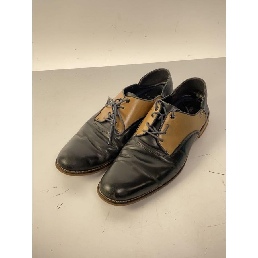 LANVIN en Bleu◇デッキシューズ/26.5cm/BLK/レザー/86130 : セカンド 