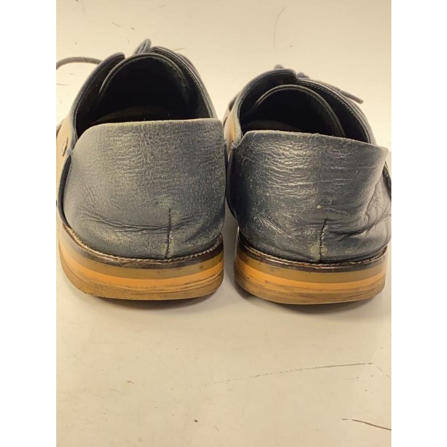 LANVIN en Bleu◇デッキシューズ/26.5cm/BLK/レザー/86130 : セカンド 