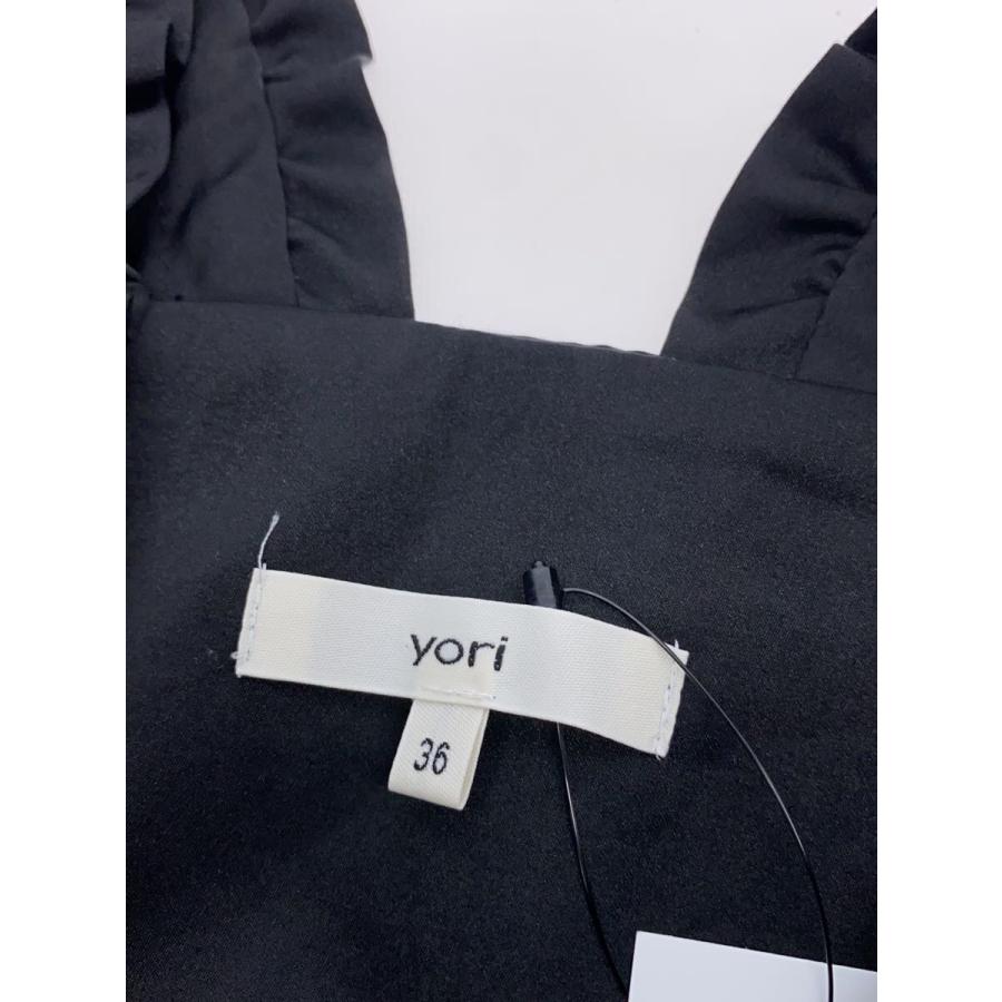 yori◇22AW/サテンフリルサロペット/オールインワン/36 yori◇22AW/サテンフリルサロペット/オールインワン/36