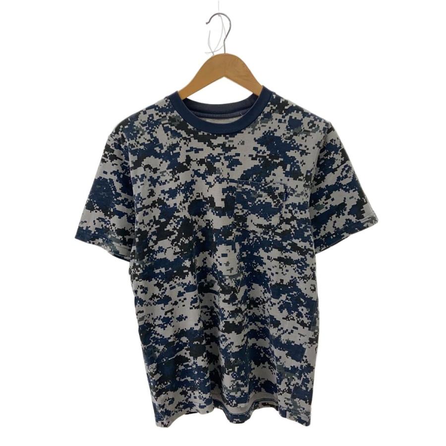 Supreme◇17AW S/S Pocket Tee デジカモ Tシャツ/S/コットン/グレー 