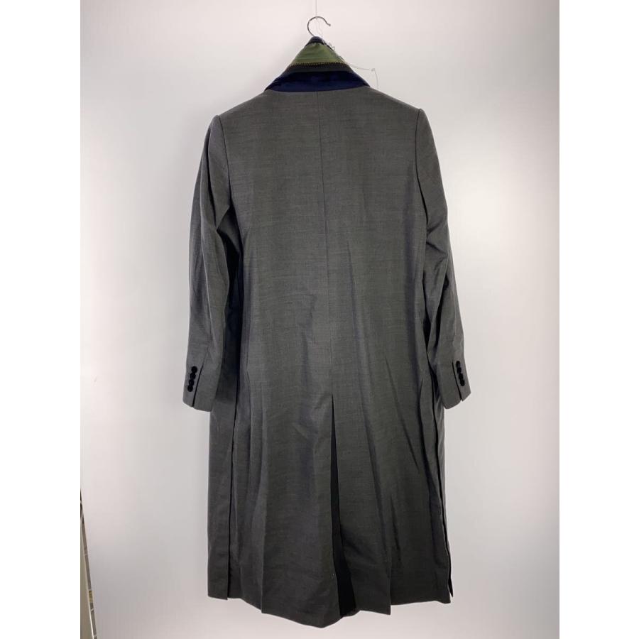 sacai◇20AW SUITING COAT ベスト ドッキング コート/1/ウール/グレー