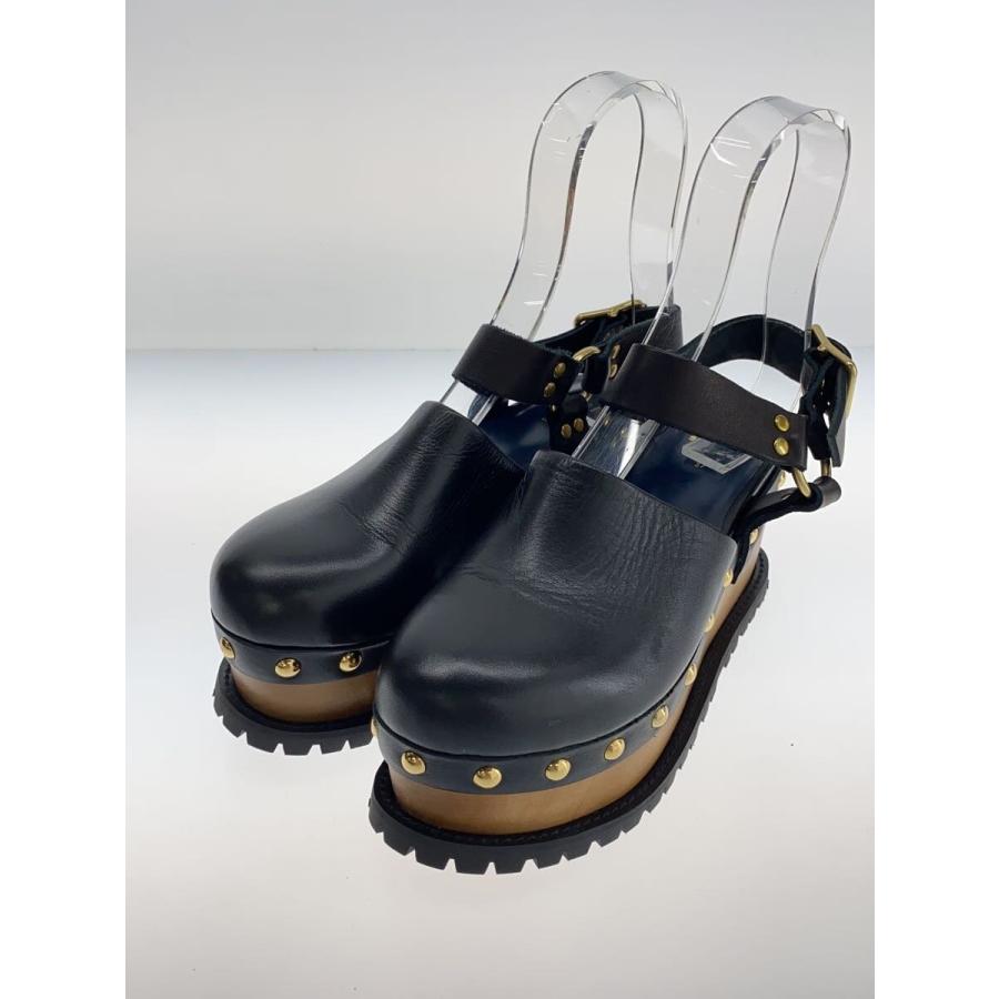 sacai◇サボ プラットフォーム ストラップ サンダル カウハイド 