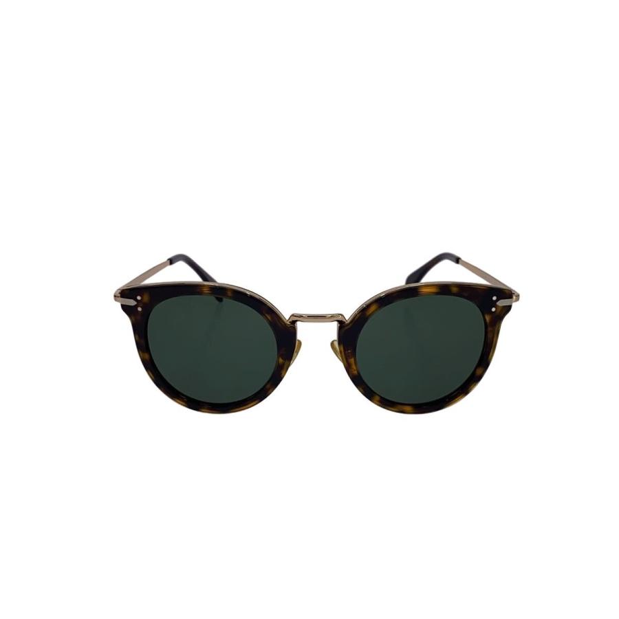 CELINE◇サングラス/ベッコウ柄/GLD/GRN/レディース/CL41373/S
