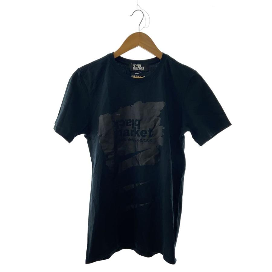 BLACK COMME des GARCONS◇Tシャツ/S/コットン/BLK/OS-T010 : セカンド