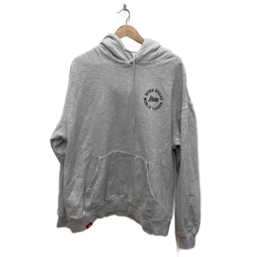 MOBB◇パーカー/XL/コットン/GRY/無地 : セカンドストリートYahoo!店
