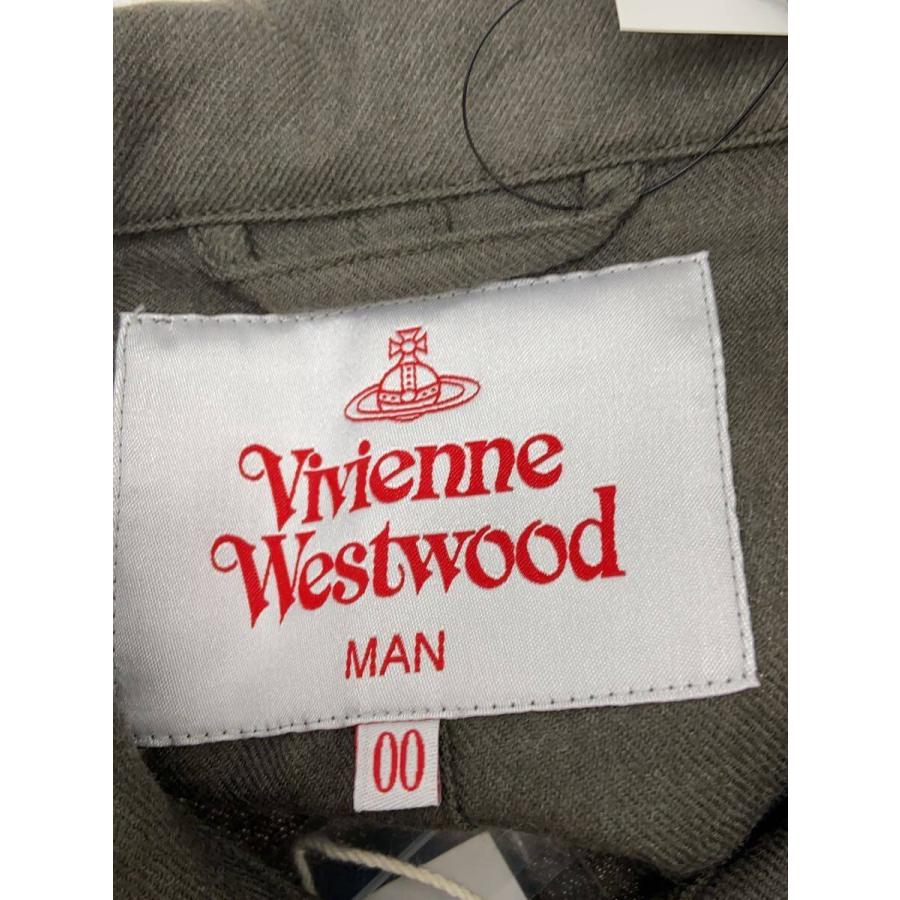 Vivienne Westwood MAN◇ケープコート/新タグ/ポンチョ/M/ウール/KHK