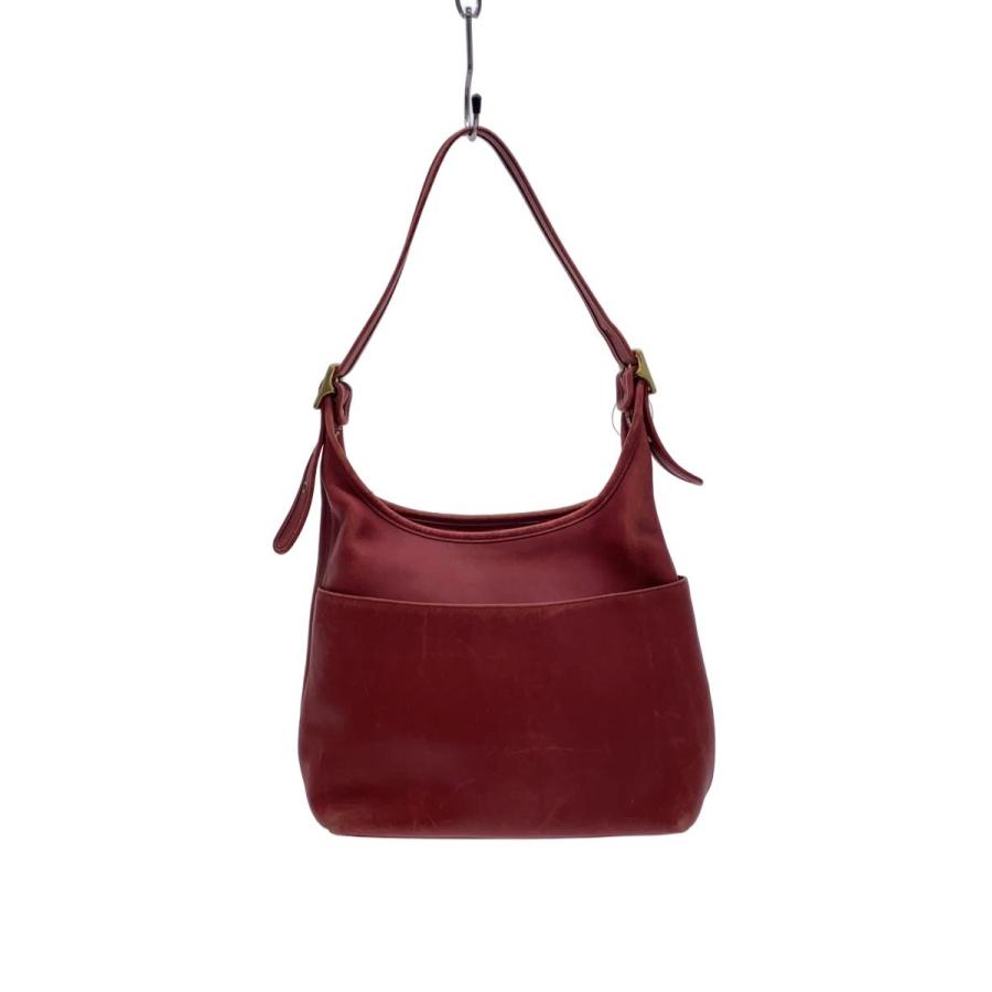 オールドコーチショルダーバック COACH◇OLD オールドコーチ ショルダーバッグ/レザー/レッド ゴールド
