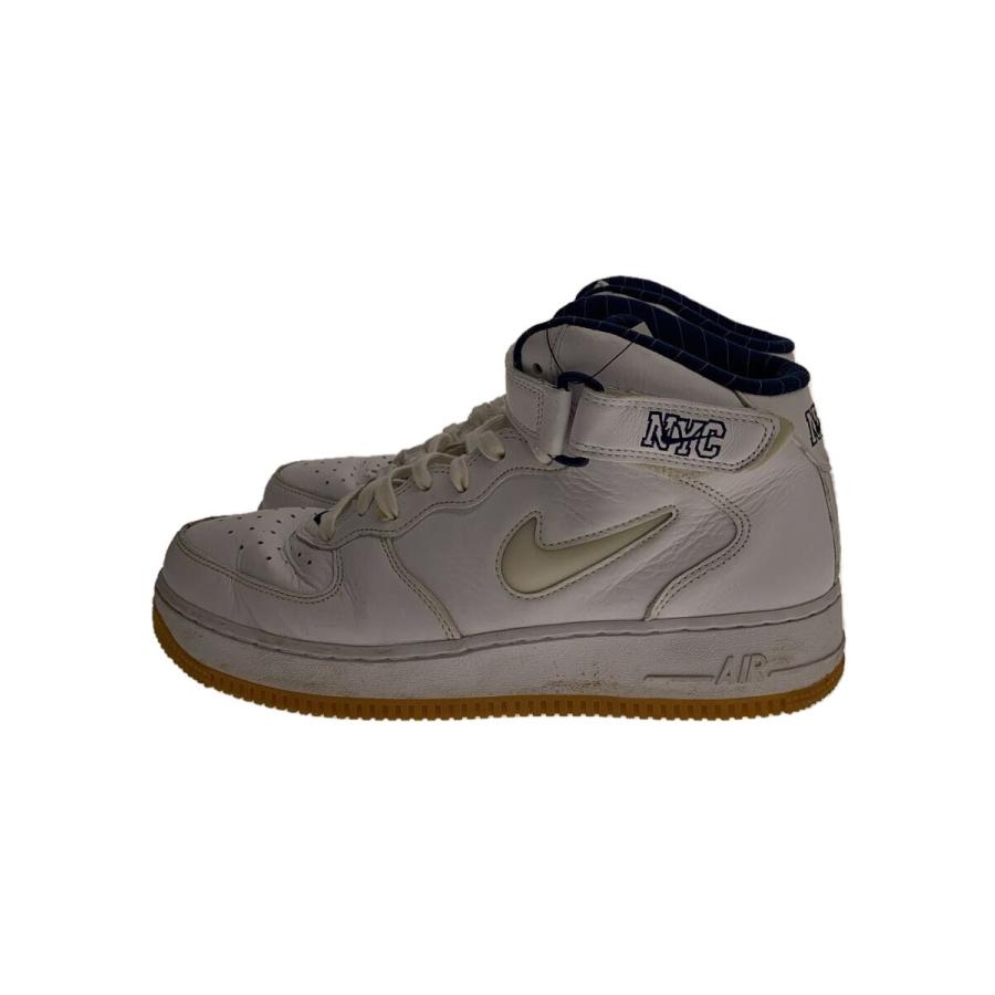 NIKE◇AIR FORCE 1 MID QS_エア フォース ミッド QS/27cm/WHT NIKE◇AIR FORCE 1 MID QS_エア フォース ミッド QS/27cm/WHT