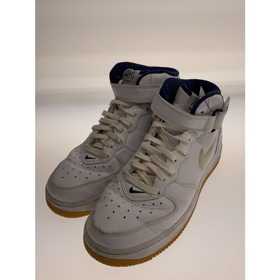 NIKE◇AIR FORCE 1 MID QS_エア フォース ミッド QS/27cm/WHT NIKE◇AIR FORCE 1 MID QS_エア フォース ミッド QS/27cm/WHT