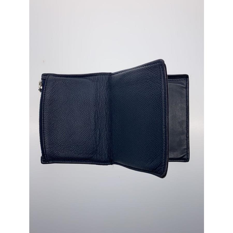 Maison Margiela◇2つ折り財布/レザー/NVY/メンズ : セカンド