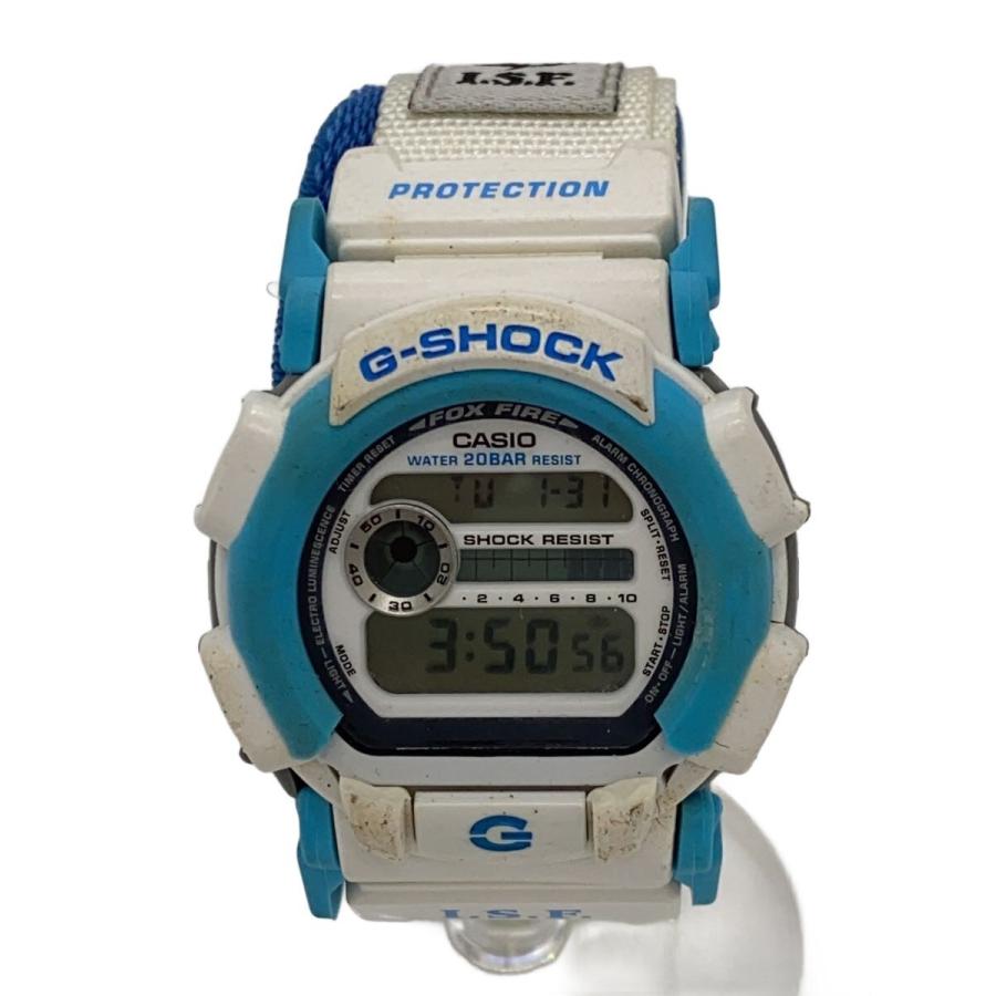 カシオジーショック CASIO G-SHOCK デジタル クォーツ 腕時計 CASIO◇クォーツ腕時計・G-SHOCK/デジタル/BLU/WHT : セカンド