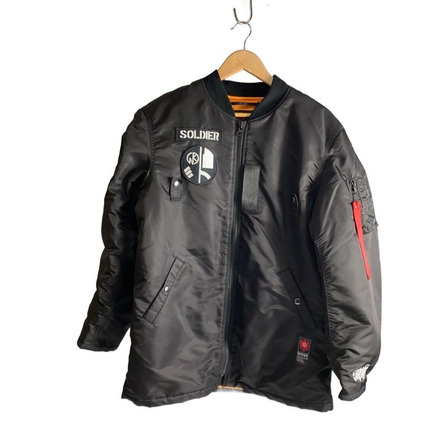 キン肉マンマッスルアパレル/キン肉マンソルジャー/牧師/ロングMA-1/XL