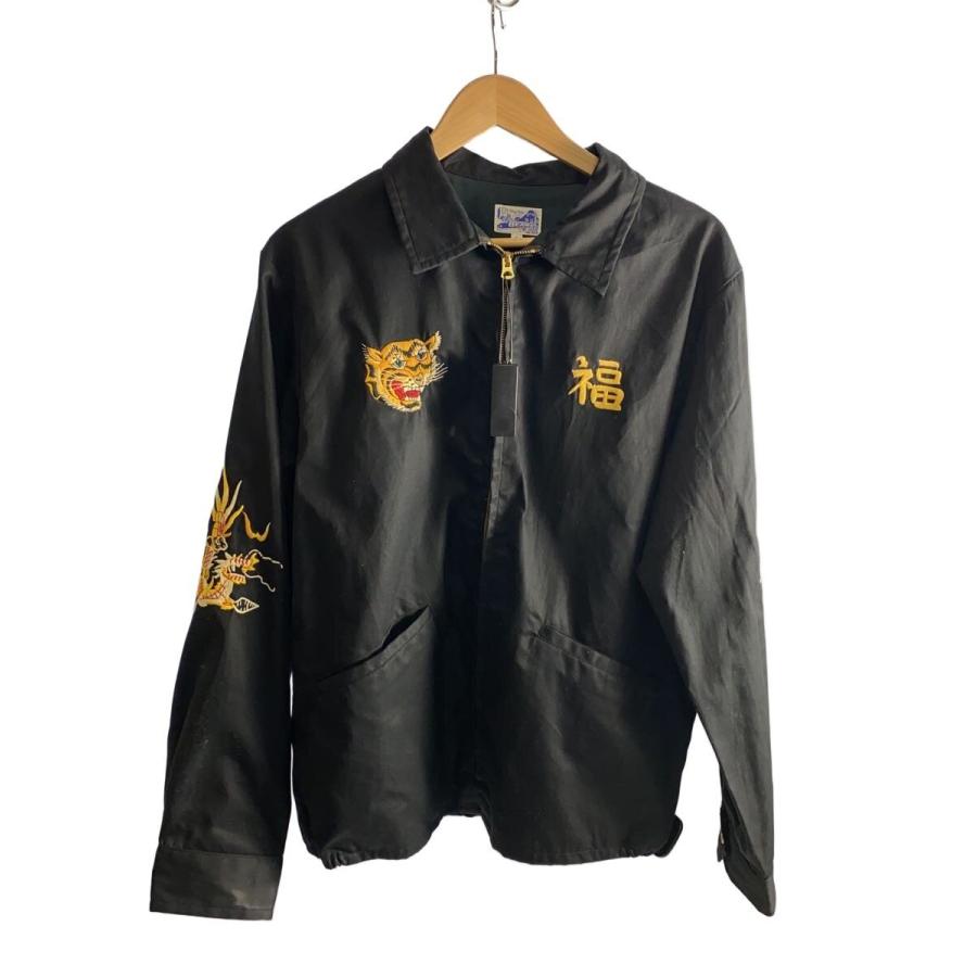 東洋エンタープライズ◇スカジャン/L/コットン/BLK/TT14053BM