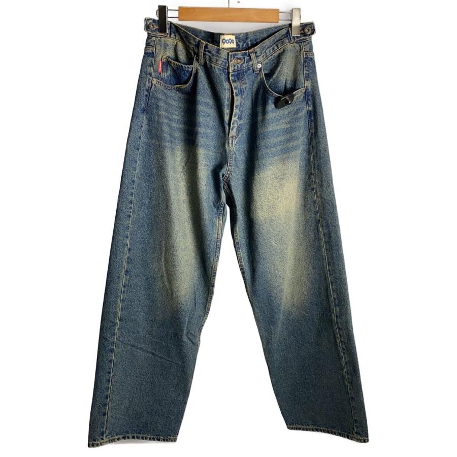 9090◇King Logo Vintage Tapered Pants/XL/デニム/IDG/NN1539 
