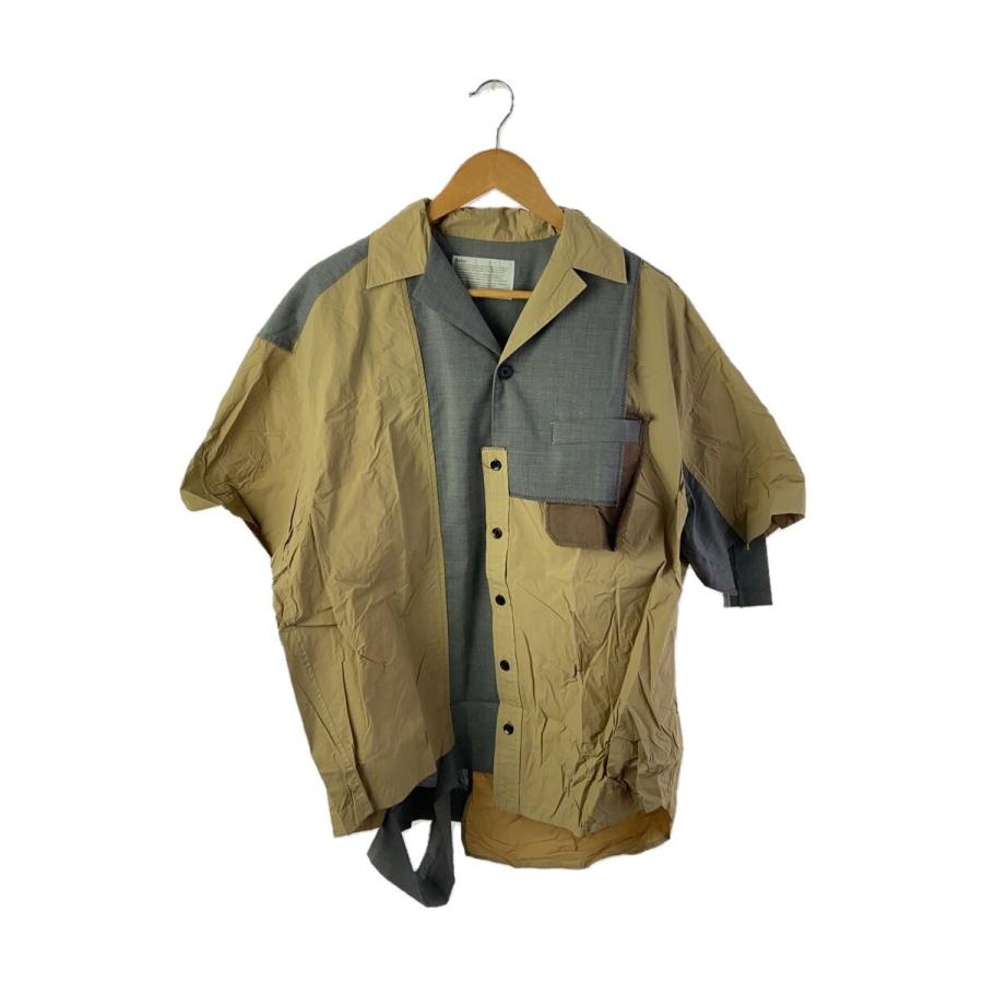 kolor◇22SS/製品染めNyタイプライターシャツ/2/ナイロン/BEG kolor◇22SS/製品染めNyタイプライターシャツ/2/ナイロン/BEG