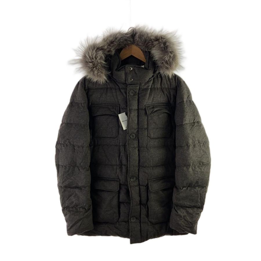 HERNO◇ダウンジャケット/50/シルク/GRY/PI0112U// : セカンド