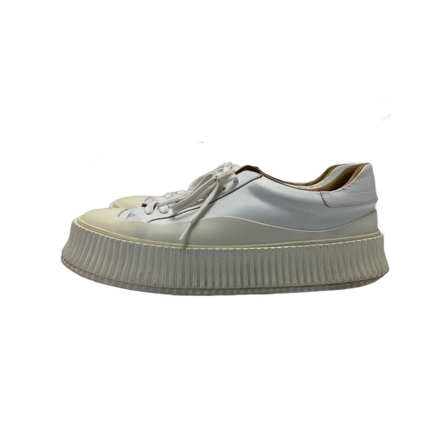 JIL SANDER◇ローカットスニーカー/40/WHT/レザー : セカンド