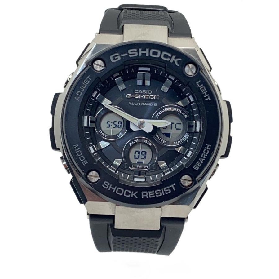 CASIO◇ソーラー腕時計・G-SHOCK/デジアナ/--/BLK/BLK : セカンド