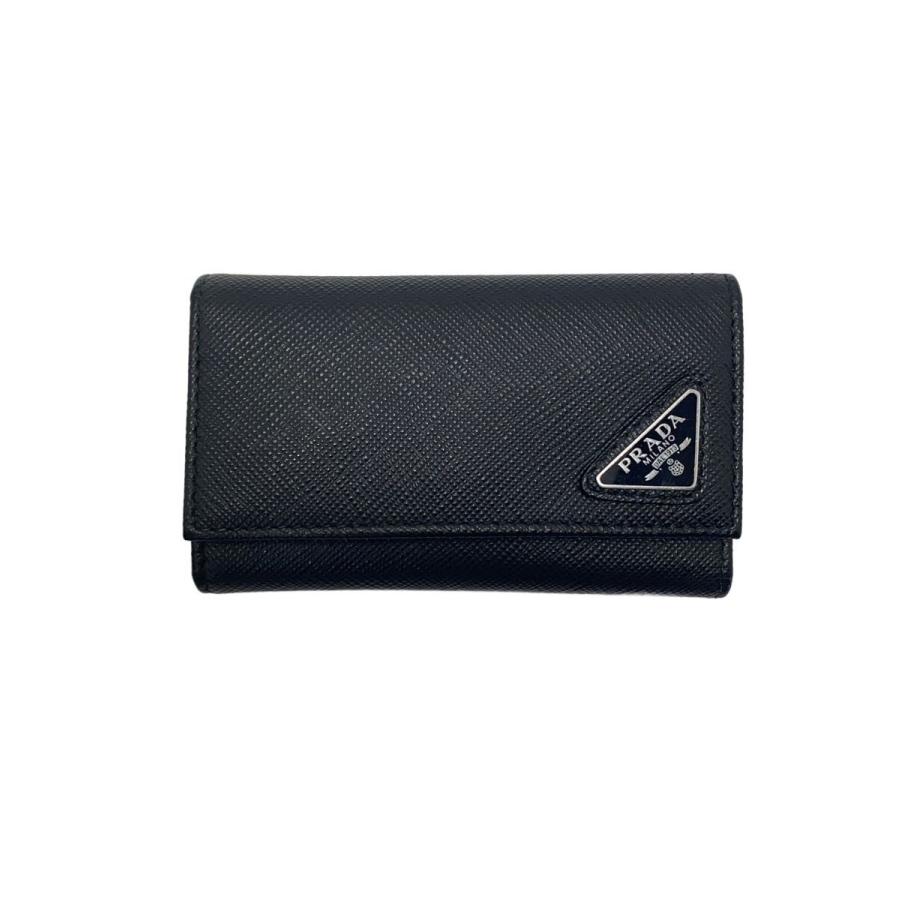 PRADA◇三角ロゴ/キーケース/--/BLK/メンズ : セカンドストリートYahoo