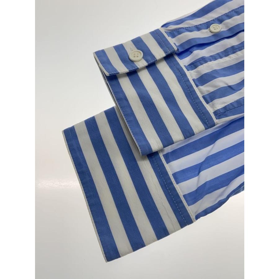 CELINE◇長袖シャツ/34/コットン/BLU/ストライプ/20DO4/6759