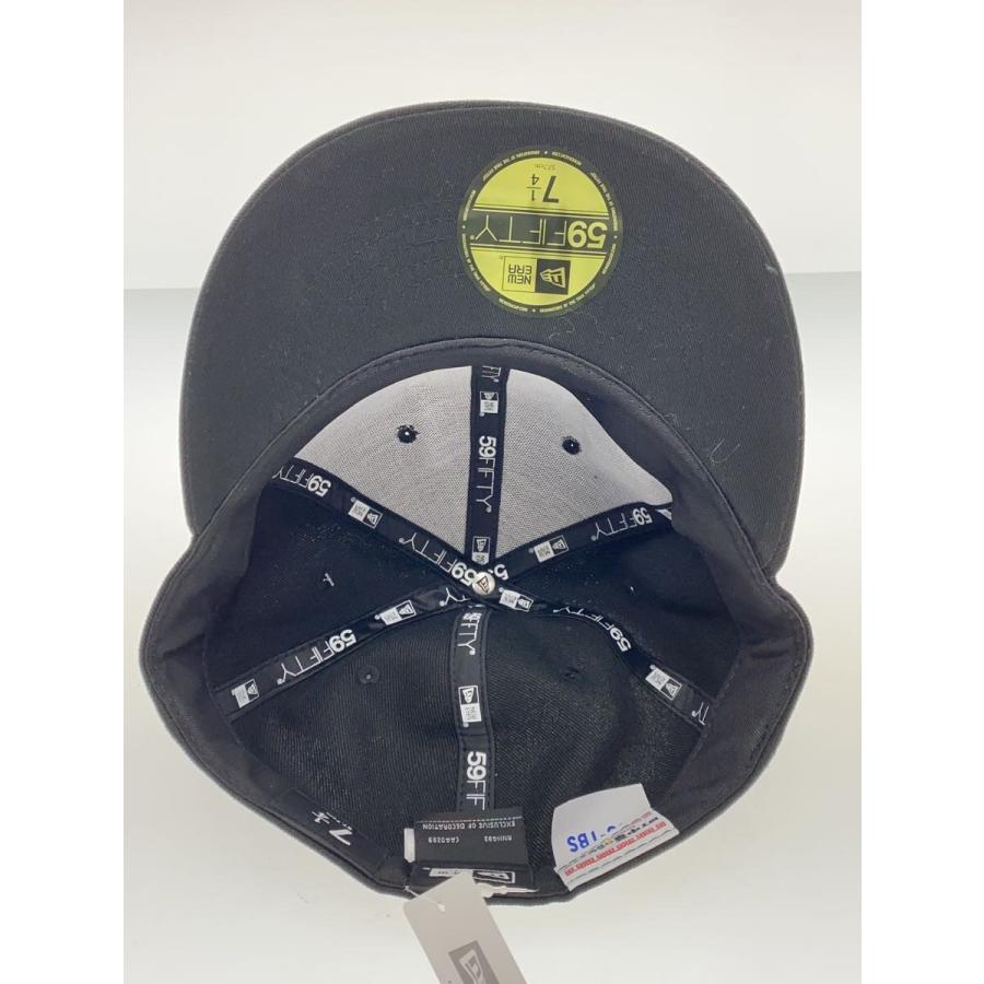 NEW ERA◇町中華で飲ろうぜ/59FIFTY/キャップ/7 1/4/ポリエステル/BLK