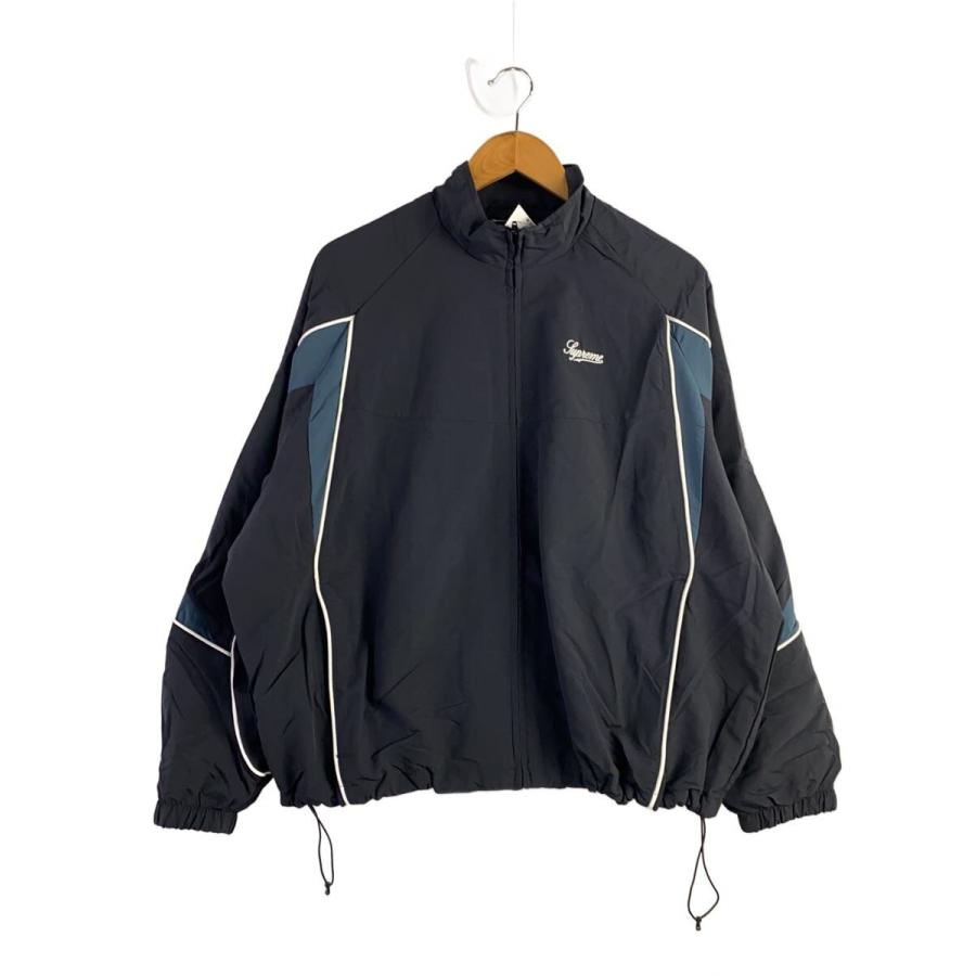 Supreme◇25FW/CONTRAST PIPING TRACK JACKET/M/ナイロン/BLK