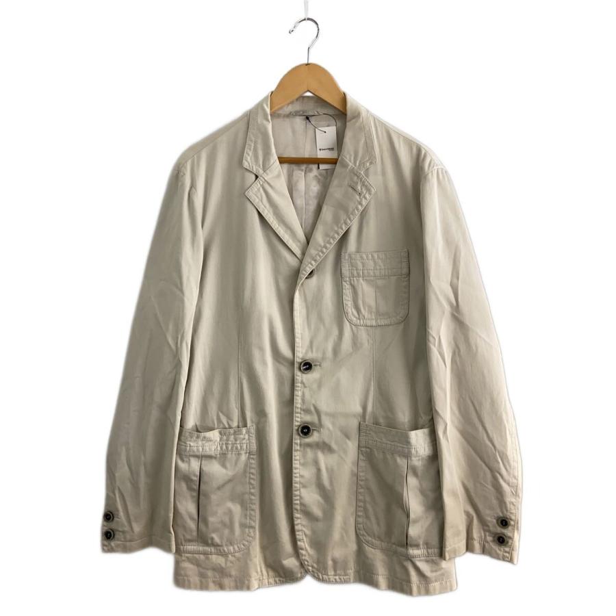 EMPORIO ARMANI◇3つボタン/ジャケット/--/コットン/GRY/ST176 