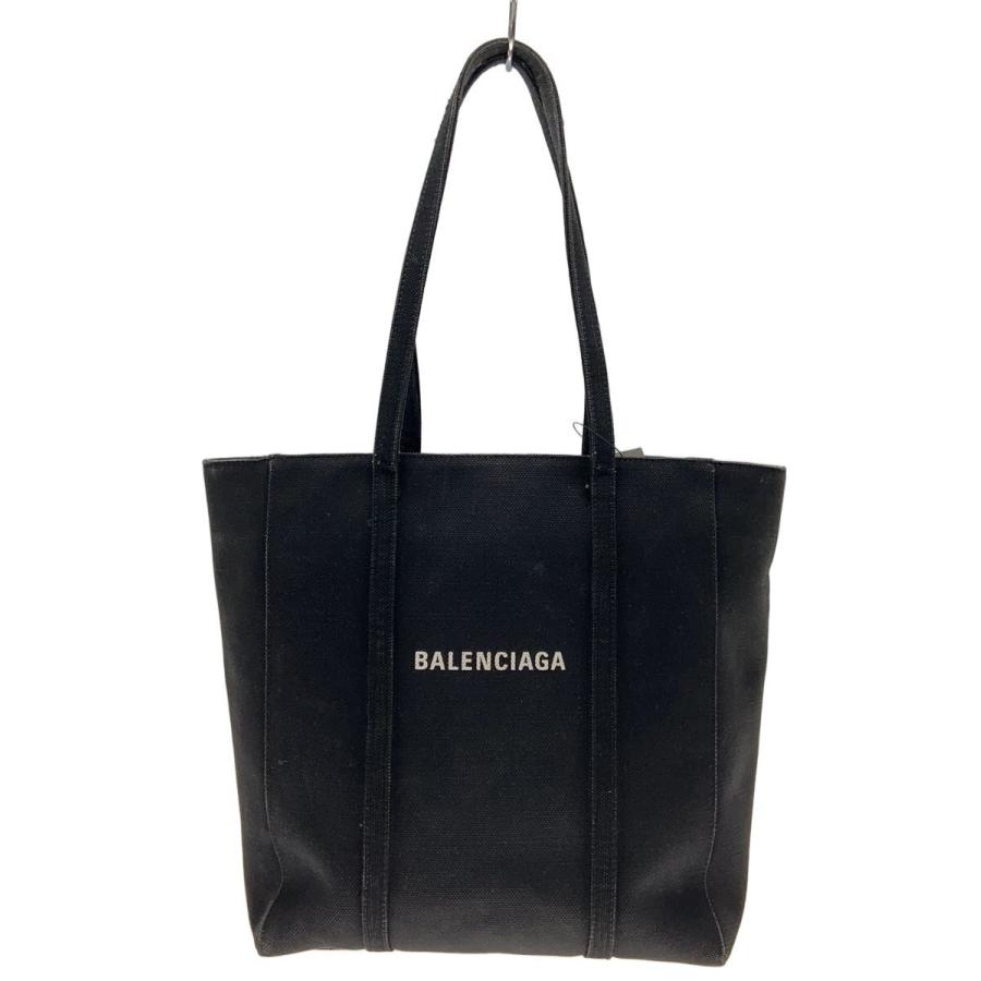 BALENCIAGA◇エブリデイトートXS/トートバッグ/キャンバス/BLK