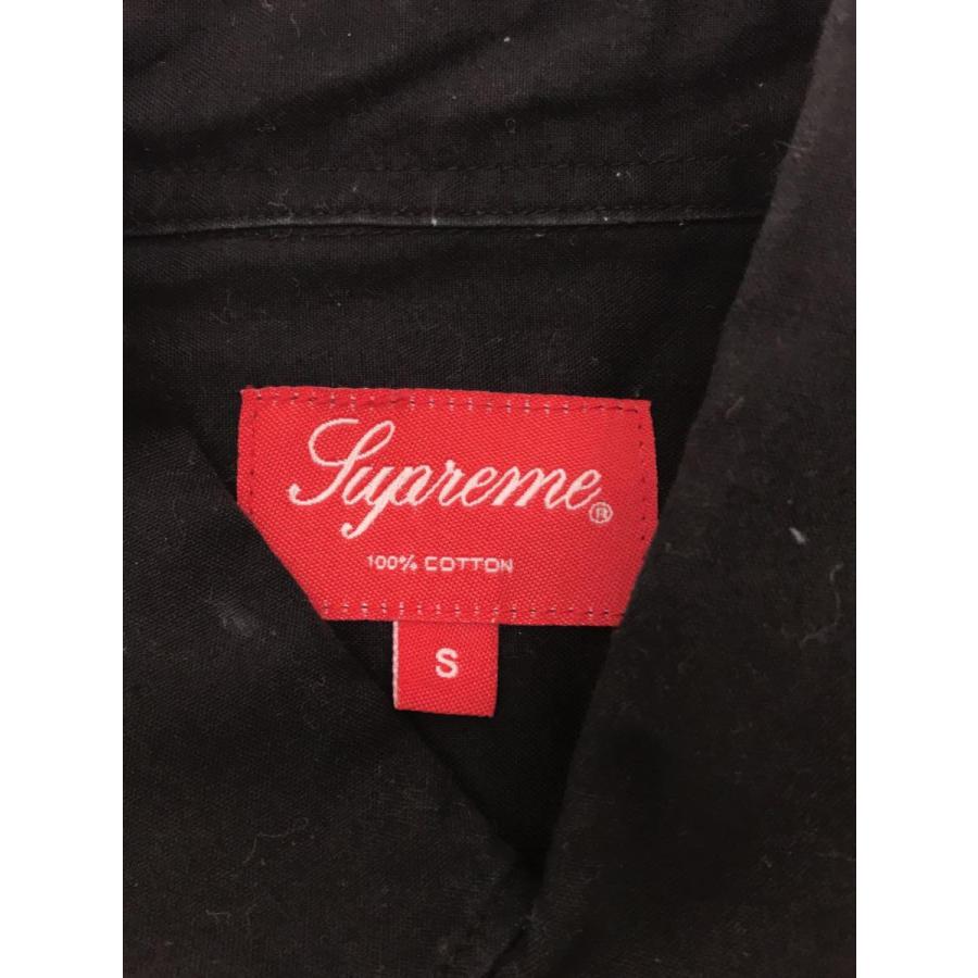 Supreme / Oxford Shirt/半袖シャツ/S/コットン/ブラック/無地// Supreme◇Oxford Shirt/半袖シャツ/S/コットン/ブラック/無地