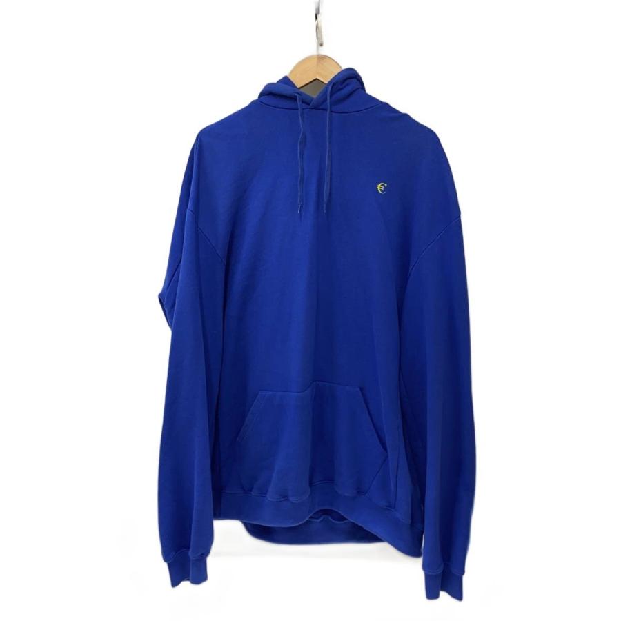 VETEMENTS◇パーカー/S/コットン/BLU/WAH18TR12/17AW/Euro Logo