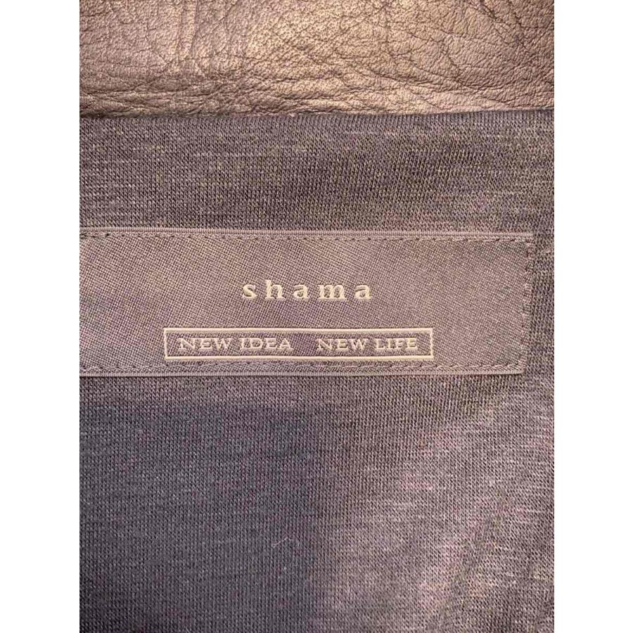 shama◆レザージャケット・ブルゾン/40/牛革/BLK/無地/41247NU//｜ssol-shopping｜03