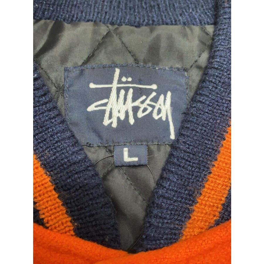 STUSSY◆スタジャン/L/ウール/ORN/無地//｜ssol-shopping｜03