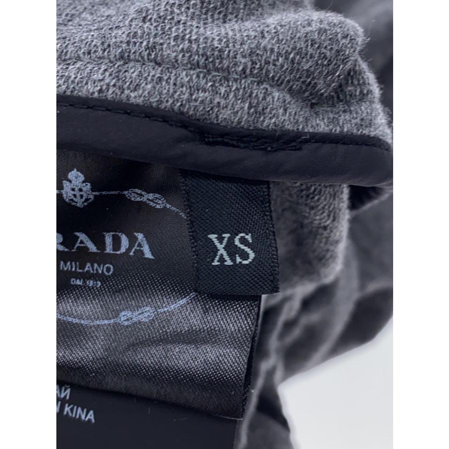 PRADA◇ジップパーカー/XS/コットン/GRY/138542 R191 PRADA◇ジップパーカー/XS/コットン/GRY/138542 R191