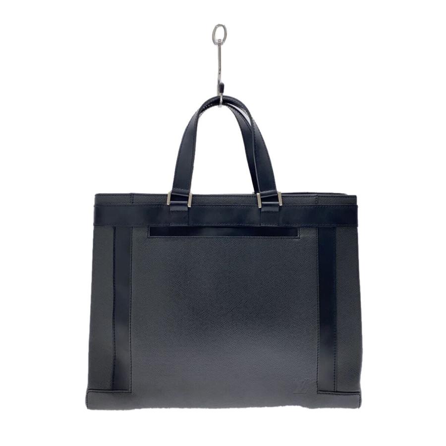 LOUIS VUITTON◇トートバッグ/レザー/BLK/無地 : セカンドストリート