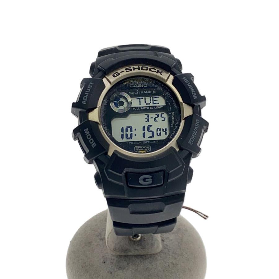 CASIO / ソーラー腕時計・G-SHOCK/デジアナ/ラバー/BLK/GRY// CASIO◇ソーラー腕時計_G-SHOCK/デジアナ/ラバー/BLK/BLK// : セカンド