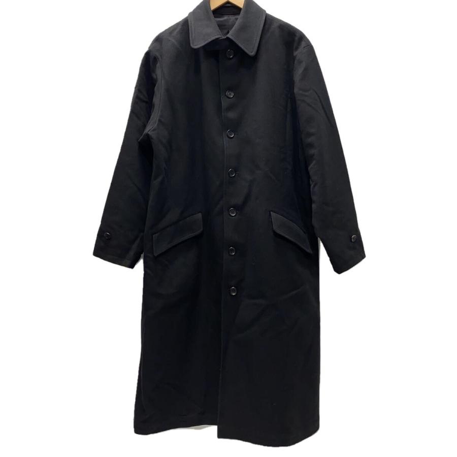 yohji yamamoto POUR HOMME◇コート/1/ウール/BLK/無地/HE-C44-538