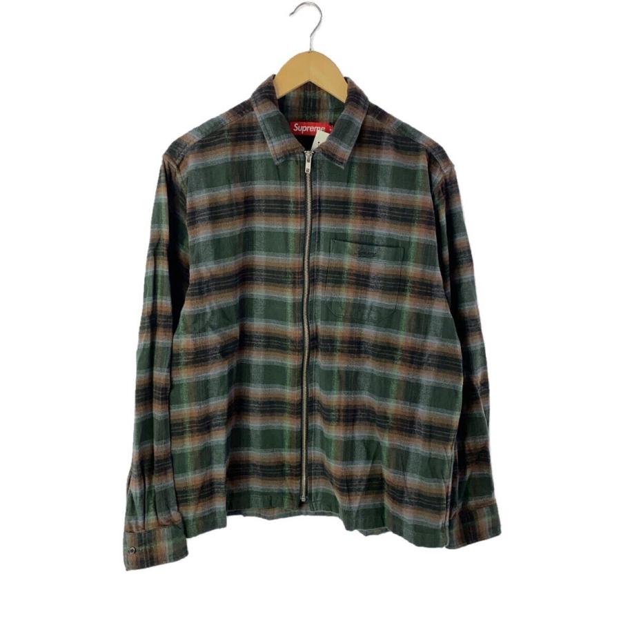 Supreme◇長袖シャツ/M/コットン/GRN/チェック : セカンド Supreme◇長袖シャツ/M/コットン/GRN/チェック : セカンド