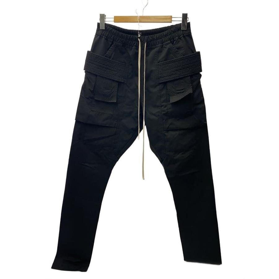 RICK OWENS DRKSHDW◇クリーチカーゴ/XS/コットン/BLK/無地/DU17F2376 