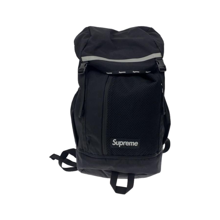 【週末セール】【未使用近い】Supreme 黒 リュック・バックパック Supreme◇24AW/Logo backpack/リュック/ブラック : セカンドストリート