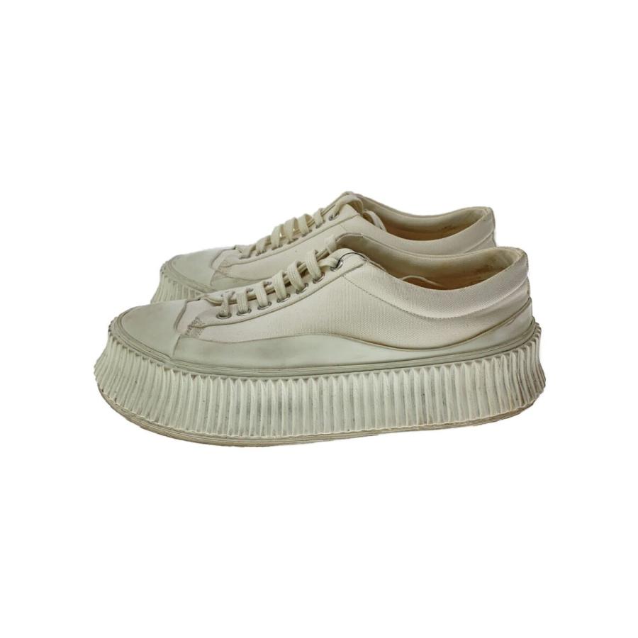 JIL SANDER◇プラットフォーム/ローカットスニーカー/38/WHT