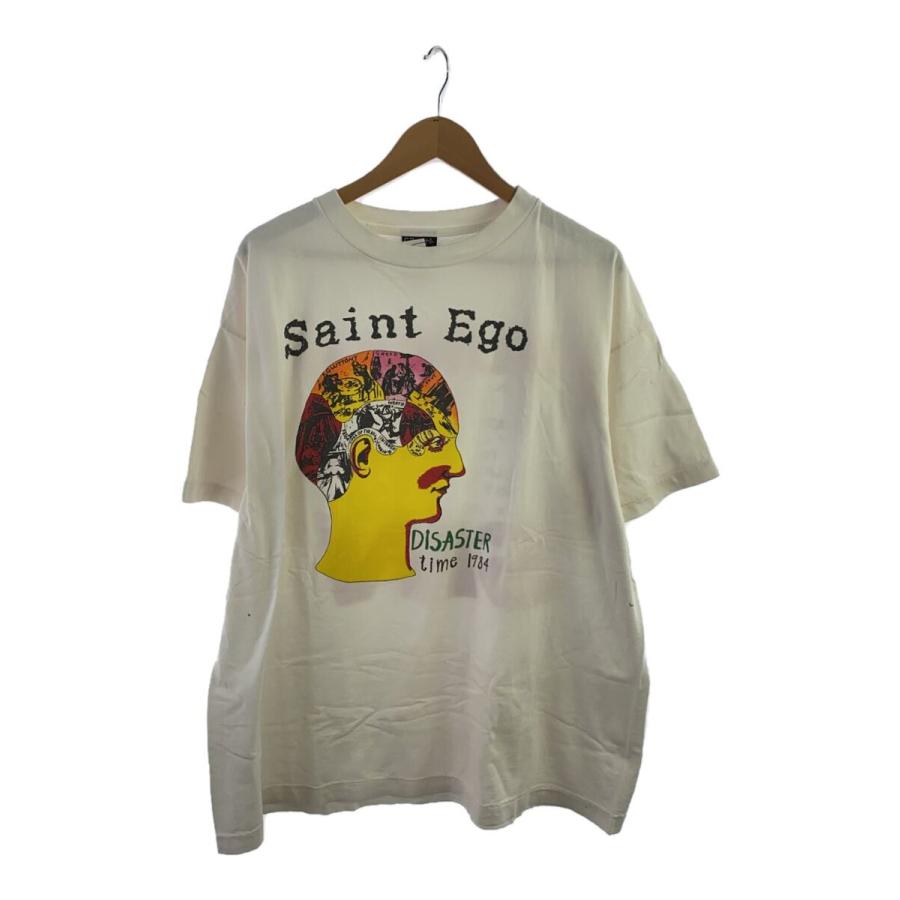 SAINT MICHAEL◇Tシャツ/XXL/コットン/WHT/プリント/SM-S22-0000-023