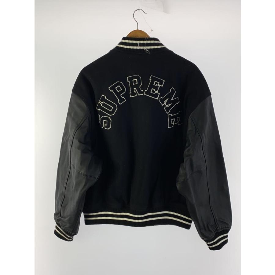 supreme スタジャン L Supreme Supreme◇スタジャン/L/ウール/BLK/プリント : セカンドストリート
