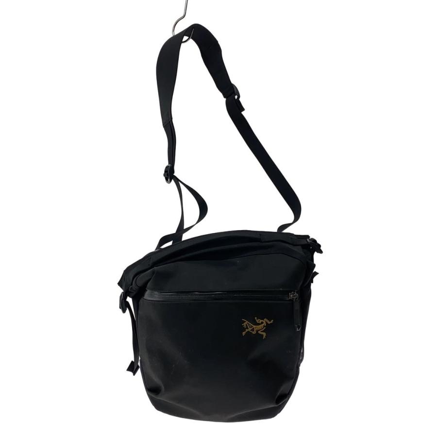 ARC'TERYX◇ショルダーバッグ/ポリエステル/BLK/無地 : セカンド