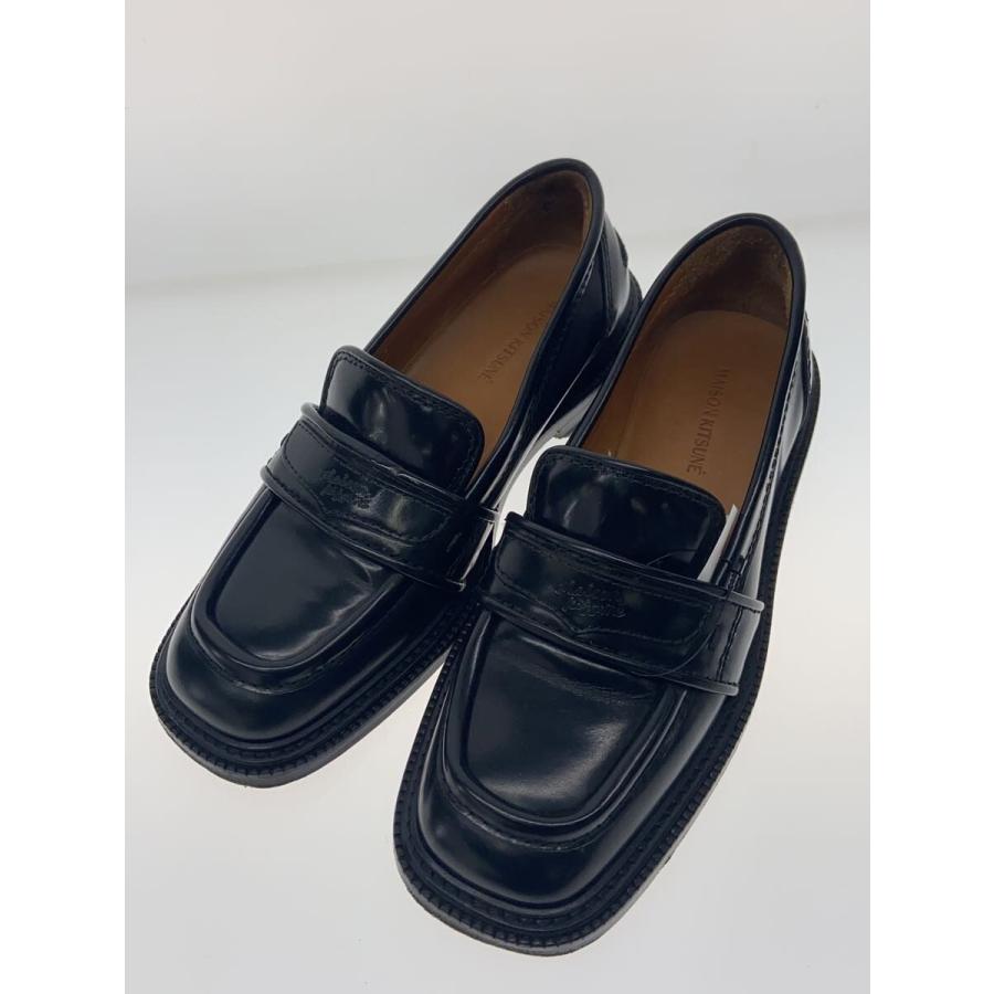 MAISON KITSUNE◇ローファー/36/BLK : セカンドストリートYahoo!店