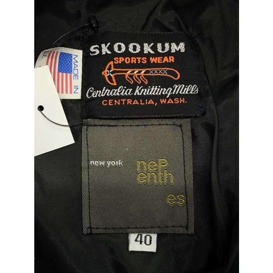 美品 SKOOKUM スタジャン ブラック MADE IN USA 38 SKOOKUM◇スタジャン/40/--/BLK/無地 : セカンドストリートYahoo!店