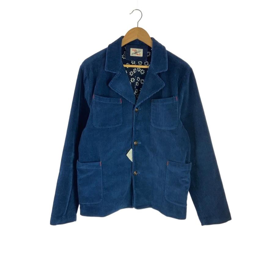 Karaku◇テーラードジャケット/L/コーデュロイ/NVY/無地 : セカンド