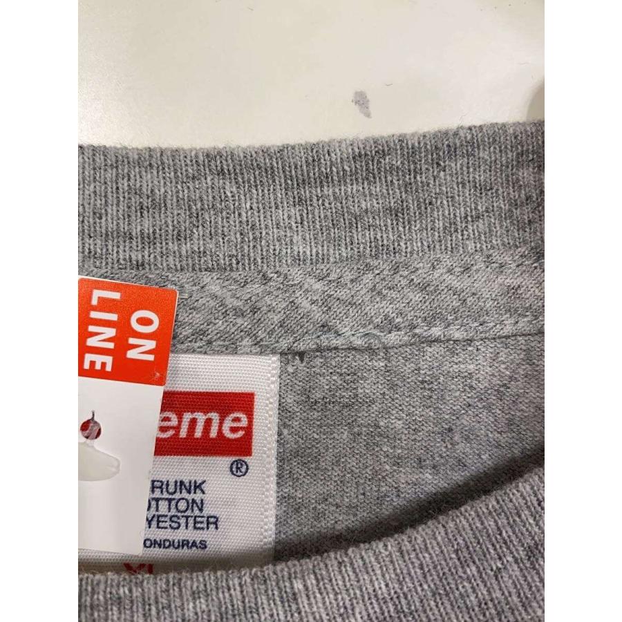 Supreme◇長袖Tシャツ/XL/コットン/GRY : セカンドストリートYahoo!店 