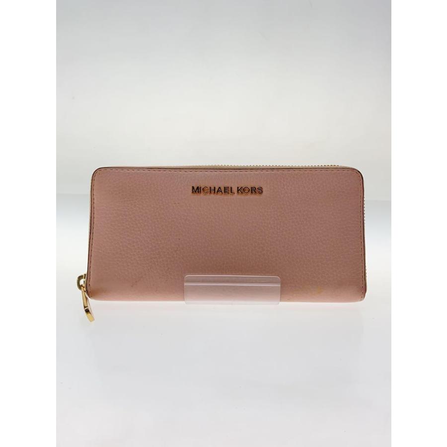 MICHAEL KORS◇長財布/レザー/PNK/無地/レディース/m-1810 : セカンド