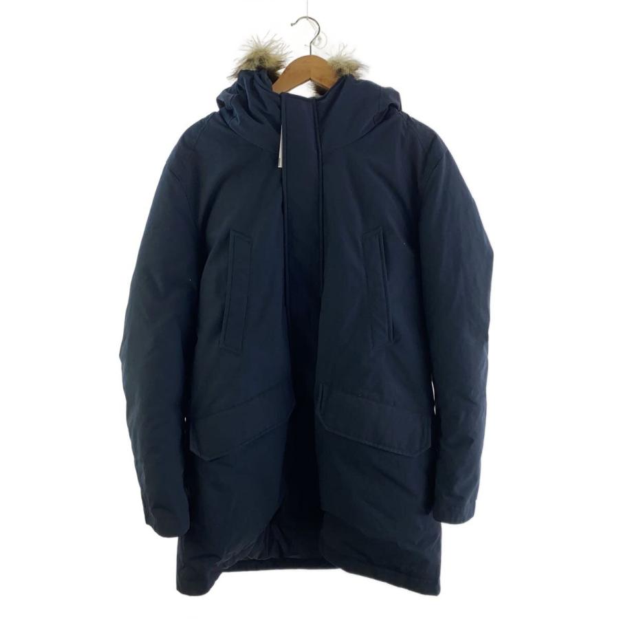 UNIQLO◇ダウンジャケット/XXL/ポリエステル/NVY/無地/312-419992