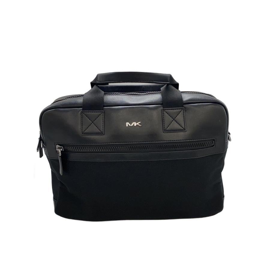 【美品】Michael Kors 黒 レザー ビジネスバッグ MICHAEL KORS◇ブリーフケース/レザー/BLK/無地 : セカンドストリート